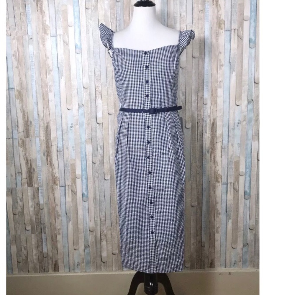 New Gal Meets Glam 20 Carly Sheath Dress Gingham - Picture 2 of 8
